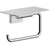Image de hansgrohe AddStoris S 41789000 Porte-Papier Toilette avec étagère Chromé 15,2 cm