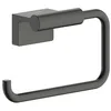 Image de hansgrohe AddStoris S 41788340 Porte-Rouleau de Papier Toilette pour Montage Mural, Fixation cachée, Accessoires de Salle de Bain, Chrome Noir brossé