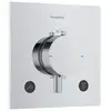 Image de hansgrohe LivaFine Mitigeur thermostatique de douche encastré 2 sorties, 15622000,