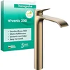 Image de hansgrohe Vivenis 75042140 Mitigeur de lavabo sans vidage, robinet de salle de bain avec bec hauteur 250 mm, mitigeur lavabo économe en eau (EcoSmart), bronze brossé