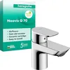Image de hansgrohe Neovis Q 71347000 Mitigeur de lavabo sans vidage, robinet de salle de bain avec bec hauteur 63 mm, mitigeur lavabo économe en eau (EcoSmart), chrome, 71347000