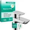 Image de hansgrohe Neovis Q 71351000 Mitigeur de lavabo sans vidage, économie d'énergie (CoolStart), robinet de salle de bain avec bec hauteur 63 mm, mitigeur lavabo économe en eau (EcoSmart), chrome, 71351000