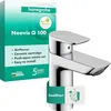 Image de hansgrohe Neovis Q 71353000 Mitigeur de lavabo sans vidage, économie d'énergie (CoolStart), robinet de salle de bain avec bec Hauteur 96 mm, Mitigeur lavabo économe en eau (EcoSmart), chrome, 71353000