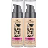 Image de Essence Cosmetics I LOVE FLAWLESS SKIN foundation fond de teint, longue durée, matifiant, résultat instantané, mat (30ml) (Lot de 2)