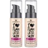 Image de Essence Cosmetics I LOVE FLAWLESS SKIN foundation fond de teint, longue durée, matifiant, résultat instantané, mat (30ml) (Lot de 2)