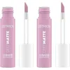 Image de Catrice Ombre à paupières liquide mat N°010 rose longue durée - Très pigmenté - Végétalien - Imperméable - Sans particules de microplastiques - Sans nanoparticules - 4 ml (Lot de 2)