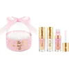 Image de essence the most wonderful kiss of the year hydra kiss LIP OIL set Wish for a Kiss, trois huiles à lèvres, fini brillant, packaging boule à neige