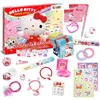 Image de CRAZE HELLO KITTY Calendrier de l'Avent Jouet, Calendrier de l'avent enfant avec 6 Figurines Hello Kitty, accessoires pour l'école et bijoux pour enfants