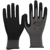 Image de NITRAS Nylotex 3520 Lot de 12 paires de gants de travail en nylon et latex, Gris/noir, 9/XL