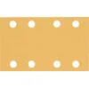 Image de Bosch 10x Feuilles abrasives EXPERT C470 à 8 trous (pour Peinture sur bois, Bois dur, Ø 80x133 mm, Grain 120, Professional Accessoire Ponceuse excentrique)