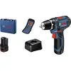 Image de Perceuse sans fil Bosch Professional GSR 12V-15 12 V + 2 batteries, + chargeur, + mallette