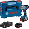 Image de Bosch Professional 18V System boulonneuse sans-fil GDS 18V-450 HC (couple de serrage 450 Nm, couple de décollement 800 Nm, 2 batteries 5,0 Ah, chargeur rapide GAL 18V-40, L-BOXX)