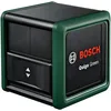 Image de Bosch laser lignes Quigo Green avec pince universelle MM 2 (laser vert pour une meilleure visibilité, boîtier en plastique recyclé, dans boîte carton)