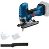 Image de Bosch Professional 18V System scie sauteuse sans-fil GST 18V-125 S (idéale pour les coupes courbes, porte-lame SDS, avec 1 lame de scie sauteuse, set d’aspiration)