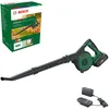 Image de Bosch Souffleur de Feuilles sans Fil - UniversalLeafBlower 18V-130 (1 Batterie 2,5 Ah et Chargeur) + Sac de ramassage Compact 60 L (Sac Pliable Pratique pour la Collecte de déchets de Jardin)