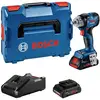 Image de Visseuse à chocs sans fil Bosch Professional GDS 18V-330 HC 06019L5002 18 V Li-Ion + 2 batteries, + chargeur, + mallette