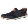 Image de Rieker Frühjahr/Sommer, Herren Slipper, Blau (Pazifik/Navy/Amaretto 14), 44 EU (9.5 UK)