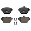 Image de FERODO Plaquettes de freins Arrière préparé pour l'indicateur d'usure avec accessoires FDB5106 Compatible avec MERCEDES-BENZ Classe E Berline W213 Classe E Break S213 Classe E Coupé C238 CLS C257