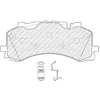Image de FERODO Plaquettes de freins Avant préparé pour l'indicateur d'usure avec accessoires FDB5200 Compatible avec VW Touareg III CR7, RC8, AUDI A6 C8 Avant 4A5 Q7 4MB, 4MG Q7 4M, 4MB, 4MG A6 C8 Berline 4A2