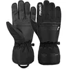 Image de Reusch Snow King, Gants de Ski Unisexes, Softshell, garantis Coupe-Vent et Extra-Respirants, Gants de Neige et Gants d'hiver pour Les Femmes et Les Hommes, Noir-Blanc, 10,5