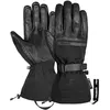 Image de Reusch Duality R-Wool Gants de Ski Unisexes   Gants d'hiver Chauds, imperméables et Coupe-Vent avec Isolation R-LOFT en Cuir et Doublure en Laine pour Homme et Femme
