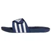 Image de adidas Mixte Adissage Slides Slipper, Dark Blue / Cloud White / Dark Blue, 39 EU