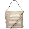 Image de Rieker H1508 Sac à bandoulière pour femme Motif rayures, beige, Einheitsgröße