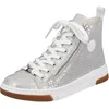 Image de Rieker Baskets N3945 pour Femme, Gris, 37 EU