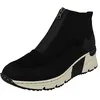 Image de Rieker Greece Womens Ankle Boots 41 Medium Combi Noir