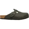 Image de Birkenstock Sabots Boston en Cuir Daim, Thym