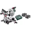 Image de Metabo 614254920 Scie à onglet et radiale sans fil + batterie, + chargeur 254 mm 30 mm