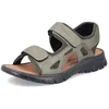 Image de Rieker Sandales pour homme 26761, vert, 45 EU