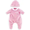 Image de Corolle - Pyjama Rose et Bonnet, vêtements, pour Poupon 30cm, dès 18 Mois, 9000110620