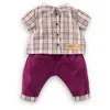 Image de Corolle - Chemise À Carreaux & Pantalon Petit Explorateur, Vêtement Poupon 36cm, dès 2 Ans, 9000142110