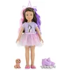 Image de Corolle Girls - Coffret Luna Licorne, poupée Mannequin, Multicolore, 28 cm, dès 4 Ans, 9000600030
