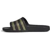 Image de adidas Mixte Adilette Aqua Slides Slipper, Core Black / Gold Metallic / Core Black, 38 EU