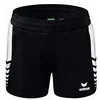 Image de Erima Six Wings Kurze Shorts, Noir/Blanc, 42 Femme