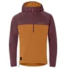 Image de VAUDE Tremalzo Veste Softshell demi-zip Homme, marron/orange