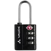 Image de VAUDE Unisexe - Adultes TSA Combination Lock II Cadenas de Valise Argenté/Noir Gris