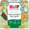 Image de HiPP - Délices du Jardin - Gratin de Courgettes Petits Légumes Dès 8 Mois - Pots - 2x190 g - BIOLOGIQUE