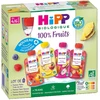 Image de Hipp Gourde Bébé Bio Fruits Multipack 4 Variétés Dès 4/6 Mois 8x90 g