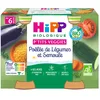 Image de HiPP - P'tits Veggies - Poêlée de Légumes et Semoule - Pots - 2x190 g (Lot de 2)