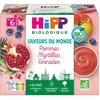 Image de HiPP - Saveurs du Monde - Pommes Myrtilles Grenades Coupelles - 4x100g - BIOLOGIQUE