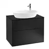 Image de Villeroy & Boch Finion Meuble sous-vasque, 2 tiroirs, F87200PD,
