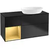Image de Villeroy & Boch Finion Meuble sous-vasque, 3 tiroirs, FA42HFPD,