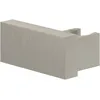 Image de Support de douchette Villeroy & Boch Universal Showers, support de pomme de douche pour montage mural, compatible avec de nombreuses douchettes à main, rectangulaire, nickelé brossé mat