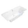 Image de Villeroy & Boch Squaro Edge 12 Baignoire rectangulaire encastrée, UBQ180SQE7DV-RW,