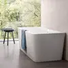 Image de Villeroy & Boch Squaro Baignoire en îlot, softcube, UBQ180SQE9T2V-RW,