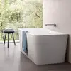Image de Villeroy & Boch Squaro Baignoire en îlot, softcube, UBQ180SQE9W2V-RW,