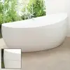 Image de Villeroy & Boch Aveo Baignoire en îlot, ovale, UBQ194AVE9PDV-RW,